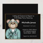 Kids/Adult Doctor招待状 招待状 (正面/裏面)