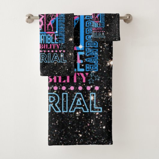 Kids All About体操タイポグラフィ バスタオルセット (インサイチュ)