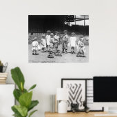 Kids and Baseball, early 1900s ポスター (ホームオフィス)