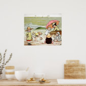 Kids At theビーチポスター ポスター (キッチン)