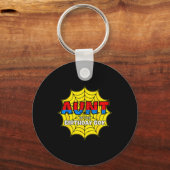 Kids Aunt Of The Birthday Boy Sder Theme Party Mat キーホルダー (正面)