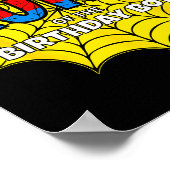 Kids Aunt Of The Birthday Boy Sder Theme Party Mat ポスター (角)