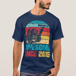 Kids Awesome Since 2015 7th Birthday Monster Truck Tシャツ
