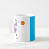 Kids basketball mug コーヒーマグカップ (正面左)
