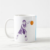 Kids basketball mug コーヒーマグカップ (左)