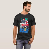 Kids Bear Ambulance Vehicle Lights Sirens Rescue C Tシャツ (正面フル)