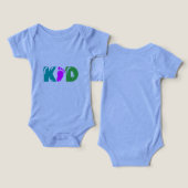 Kid's Bella+Canvas Infant Tri-blend One Piece (デザイン正面&裏面)