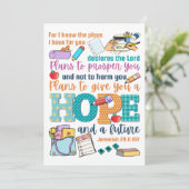 Kids bible verse Jeremiah 29:11 (スタンド正面)