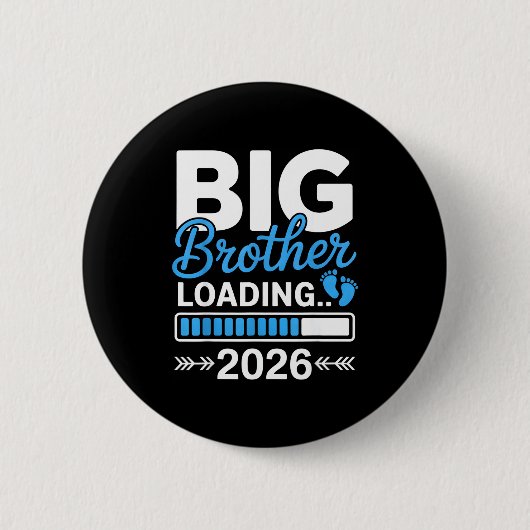 Kids Big Brother Loading 2026, Promoted To Big Bro 缶バッジ (正面)