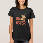 Kids Big Sister Ever Monkey Animal World's Greates Tシャツ (正面)