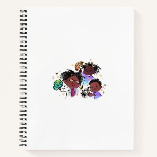 Kids Biologist Notebook – カレッジルールド ノートブック (正面)