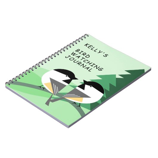 Kids Bird Watching Journal ノートブック (左側)