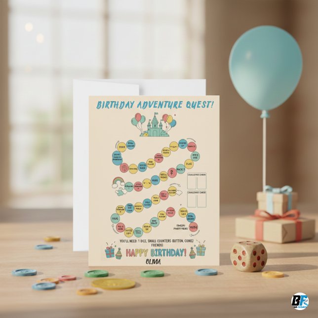 Kids Birthday Adventure Quest Game Party Activity  (クリエイターアップロード済み)