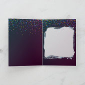 Kids Birthday Card Happy Birthday Bear Baloons カード (内部)