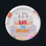 Kids Birthday Colorful Sweet Cake Plate ペーパープレート<br><div class="desc">Want to spruce up your child's birthday party with even the smallest details? If the answer is “yes, ” then this “Kids Birthday Colorful Sweet Cake Plate” will definitely make your child's birthday party more exciting. Plus, you will be able to see the excitement on your child's face when he...</div>
