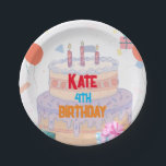 Kids Birthday Colorful Sweet Cake Plate ペーパープレート<br><div class="desc">Want to spruce up your child's birthday party with even the smallest details? If the answer is “yes, ” then this “Kids Birthday Colorful Sweet Cake Plate” will definitely make your child's birthday party more exciting. Plus, you will be able to see the excitement on your child's face when he...</div>