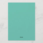 Kids Birthday Invitation cute Cartoon Sponge Theme 招待状 (裏面)