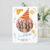 Kids Birthday Invitation Template – Customizable P 招待状 (スタンド正面)