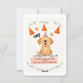 Kids Birthday Invitation Template – Customizable P 招待状 (裏面)