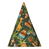 Kids Birthday Jungle Themed Party Hats パーティーハット (右)