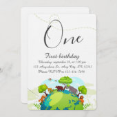 Kids Birthday Party 招待状 (正面/裏面)