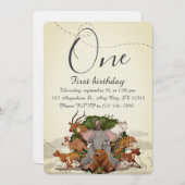 Kids Birthday Party 招待状 (正面/裏面)