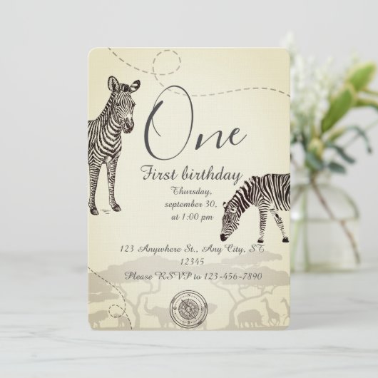 Kids Birthday Party 招待状 (スタンド正面)