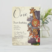 Kids Birthday Party 招待状 (スタンド正面)