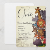 Kids Birthday Party 招待状 (正面/裏面)