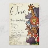 Kids Birthday Party 招待状 (正面)