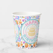 Kids Birthday Party Animals 紙コップ (裏面)