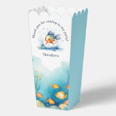 Kids Birthday Party Jumping Fish Thank You フェイバーボックス (裏面)