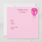 Kid's Birthday Party Spot Cats Dogs friends 2 招待状 (裏面)