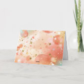 Kids Birthday Photo Thanks a Bunch Pastel Confetti サンキューカード (裏面)