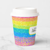 Kids Birthday - Rainbow Party Design 紙コップ (正面)