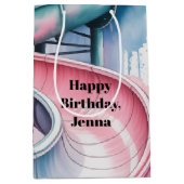 Kids’ Birthday Waterslide Party  ミディアムペーパーバッグ (正面)