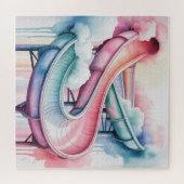 Kids’ Birthday Waterslide Party Gift ジグソーパズル (横)