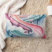 Kids’ Birthday Waterslide Party Gift ランバークッション (ブランケット)
