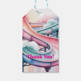 Kids’ Birthday Waterslide Party Thank You ギフトタグ