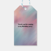 Kids’ Birthday Waterslide Party Thank You ギフトタグ (裏面)