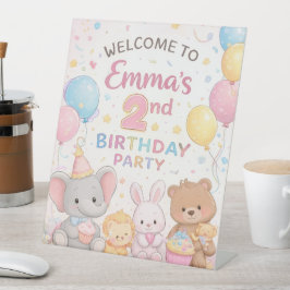 Kids Birthday Welcome Board Bundle 台座サイン