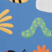 Kids Blue Insect Wallpaper 壁紙 (縫い目)