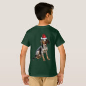 Kids Bluetick Coonhound Dog Lover Funny Christmas Tシャツ (裏面フル)