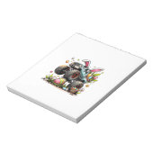 Kids Boys Happy Easter Day Bunny Monster Truck Egg ノートパッド (回転)