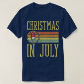 Kids Boys Retro Xmas Ice Tree Light Beach Christma Tシャツ (デザイン正面)