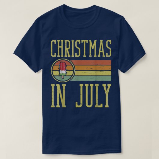 Kids Boys Retro Xmas Ice Tree Light Beach Christma Tシャツ (デザイン正面)