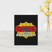 Kids Brother Of The Birthday Boy Sder Theme Party  カード (黄色い花)