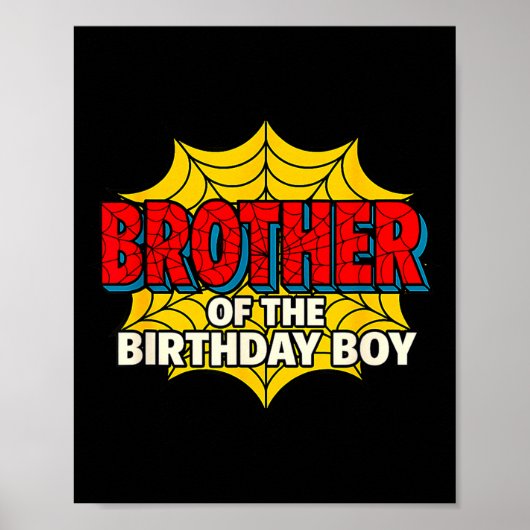 Kids Brother Of The Birthday Boy Sder Theme Party  ポスター (正面)
