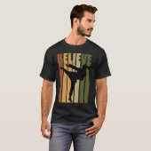 Kids Camouflage Retro Karate Motivating Believe Pr Tシャツ (正面フル)