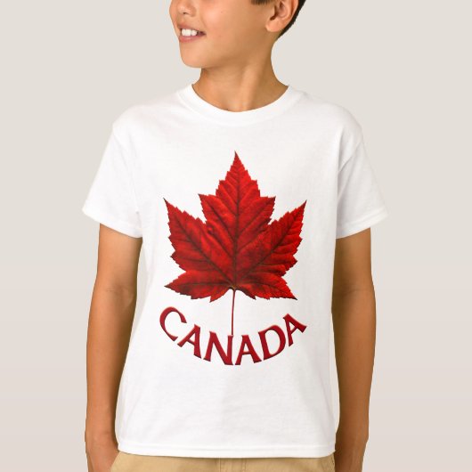 Kid's Canada Shirt Canadaお土産Kid Shirt Tシャツ (正面)